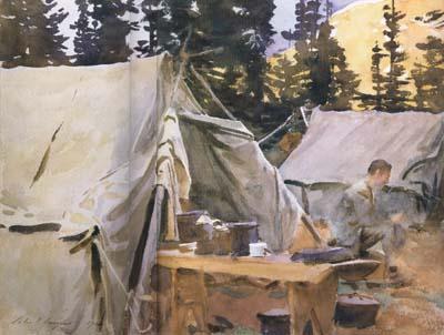 John Singer Sargent Camp at Lake O'Hara (mk18) china oil painting image